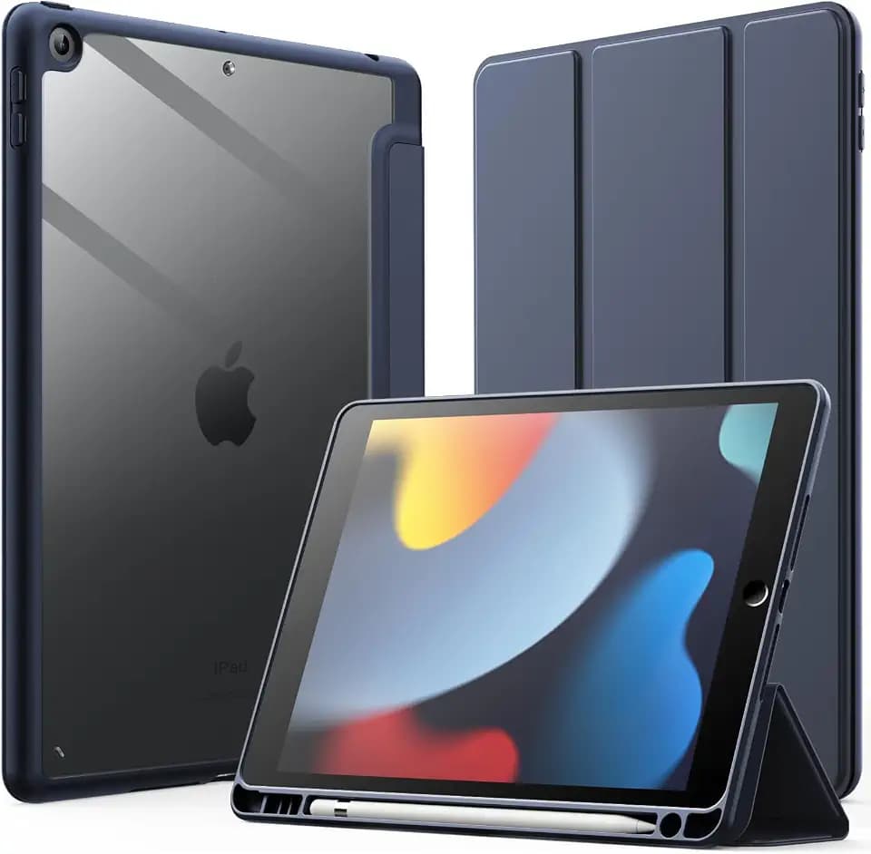 JETech Case for iPad 9th/8th/7th Gen 10.2", Deep Navy