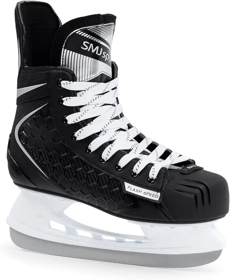MADIVO SMJ Vermont Herren Hockey Schlittschuhe Eislaufschuhe Hockeyschlittschuhe Eishockey | Größen: 42, 43, 44, 45, 46, 47