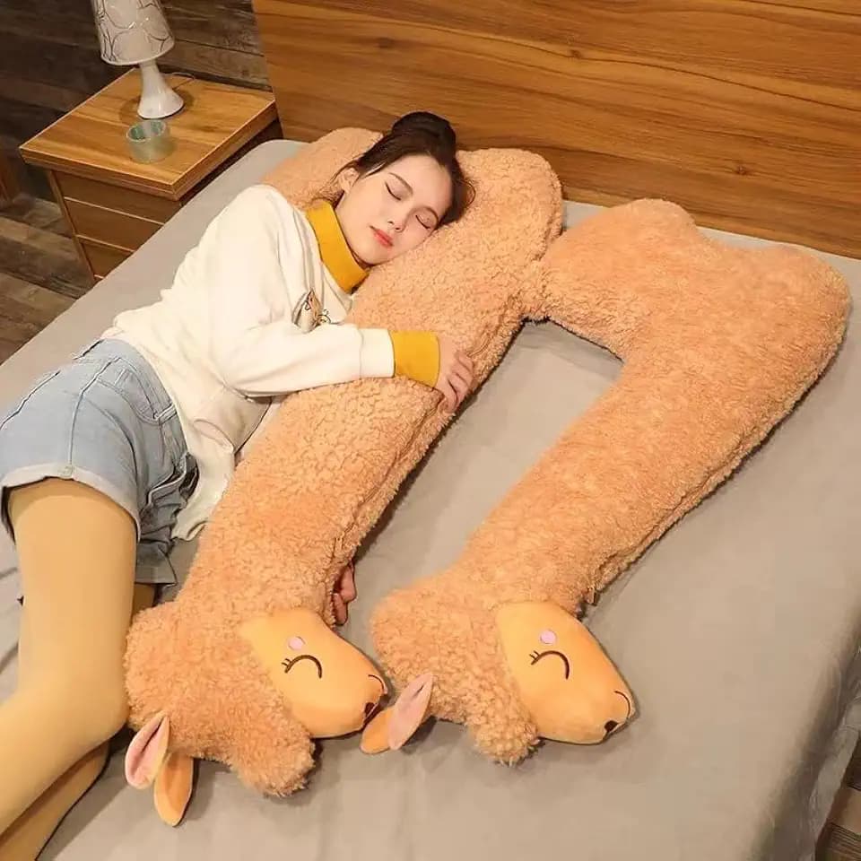 Ryttir 40 Inch 15% Chubbier Large Llama Stuffed Animal, Soft Alpaca Plush Toy Body Pillow for Kids & Adults - Ideal Cuddly Gift & Room Decoration