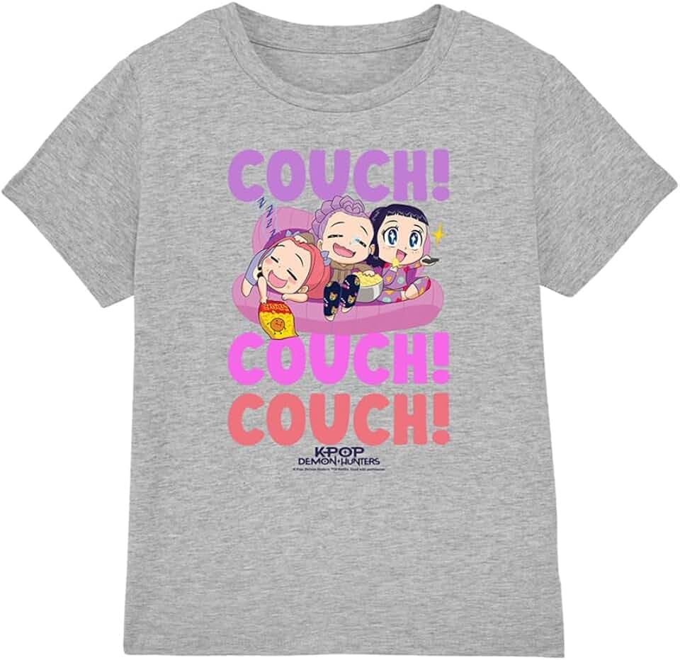 KPop Demon Hunters Unisex Kinder Huntrix Couch Kids T-Shirt