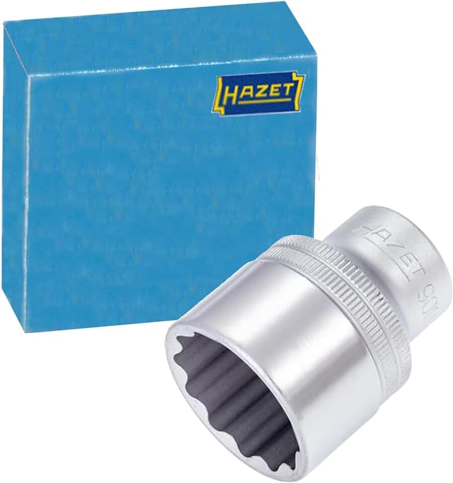 HAZET Steckschlüsseleinsatz 900Z-27, 1/2 Zoll (12,5 mm) Vierkant, SW 27 mm