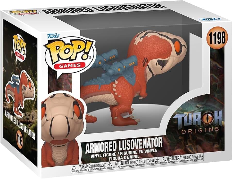 Funko POP! Games: Turok - Armored Lusovenator - Sammelbare Vinylfigur - Geschenkidee - Offizielles Merchandise - Spielzeug für Kinder & Erwachsene - Modellfigur für Sammler und zur Ausstellung