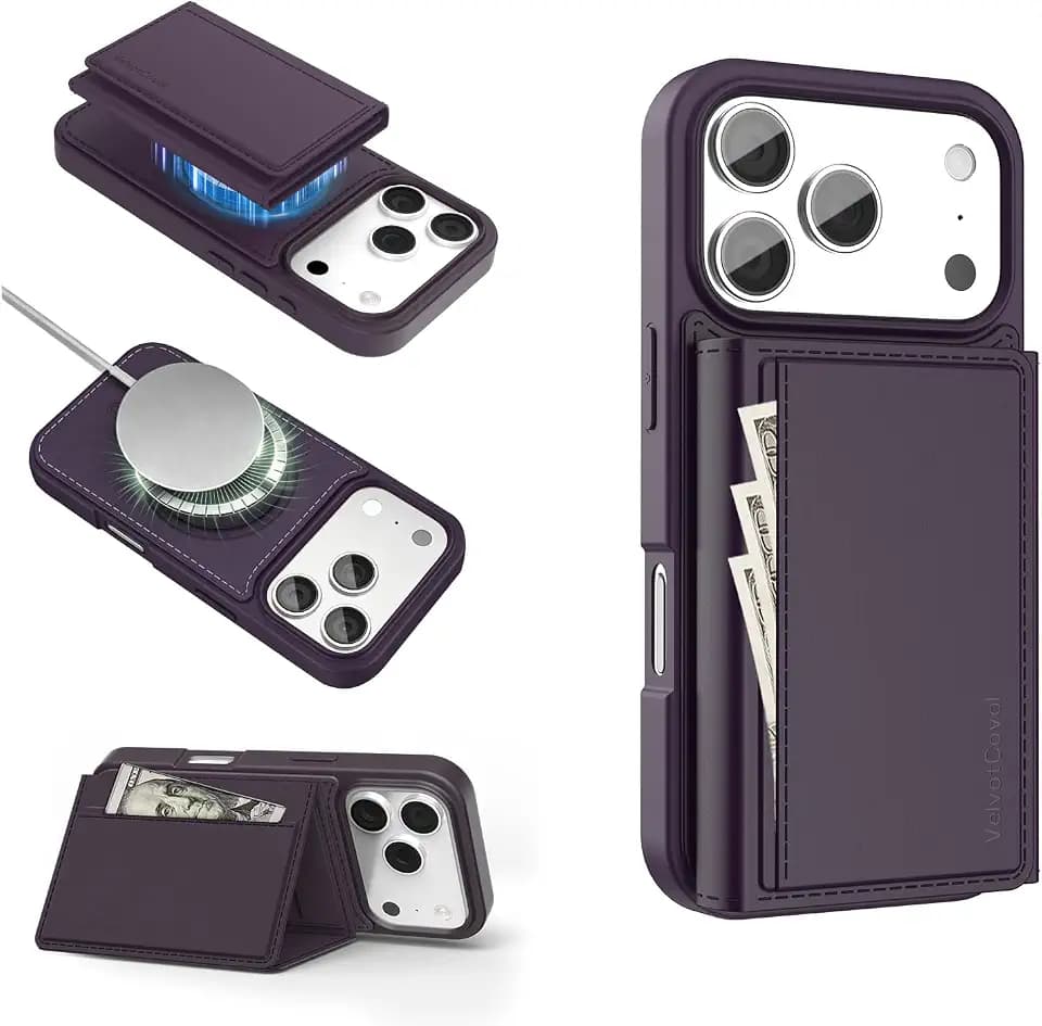 Magsafe for iPhone 17 Pro /18 Pro Case with Wallet and Card Holder