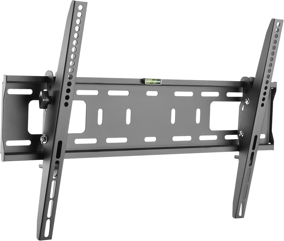 RICOO TV Wandhalterung Neigbar für 40-75 Zoll Fernseher Halterung Fernsehhalterung für Wand N2364 Universal Slim Wandhalter Smart Flach OLED Curved Fernseh-Halter bis 50-Kg & VESA 600 (400) x 400 mm