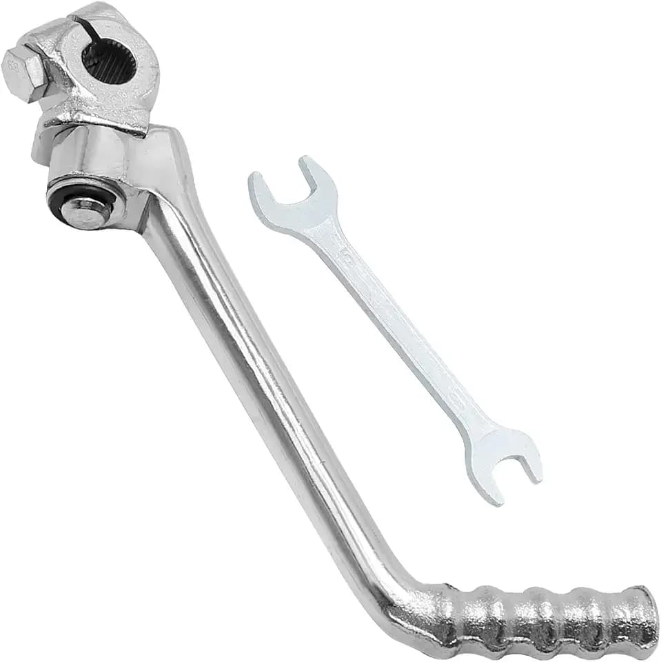 13mm Kick Starter Lever Replacement for 50cc 70cc 90cc 110cc 125cc SSR CT90 XL70 DBX14 DBX18 DB27 RFZ DS80 SDG YX TaoTao Coolster Apollo Lifan Suzuki Zongshen KAYO Chinese Pit Dirt Trail Bike (Silver)