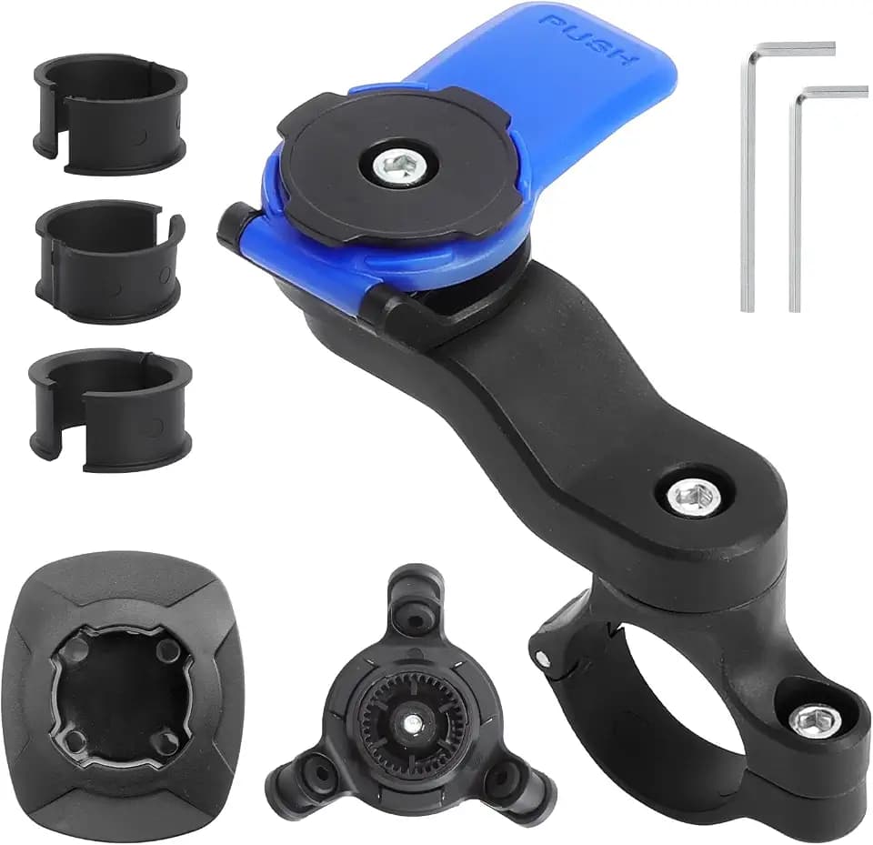 Universelle Fahrradhalterung handy, Handy Halterung Fahrradlenker, Motorrad-Lenkerhalterung, Abnehmbar Handlebar Mount MTB oder Rennrad, Motorradlenker für Kompatibel mit 4.7in-7.2in Smartphone