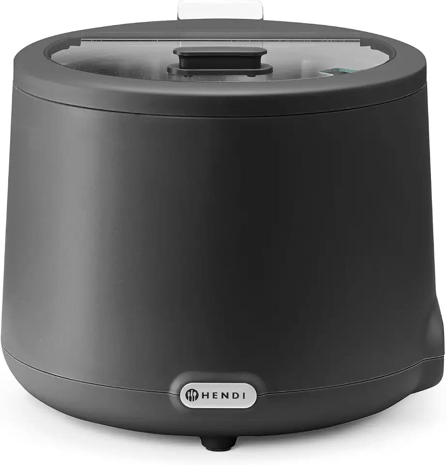 HENDI Suppenkessel, UNIQ, herausnehmbarer Behälter, 8L, 230V/500W, schwarz