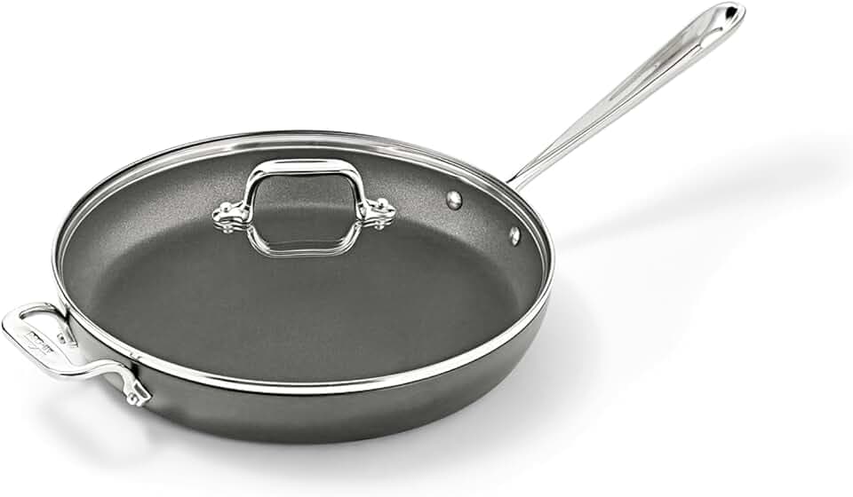 All-Clad HA1® Nonstick 12" Fry Pan with Lid, Induction Ready