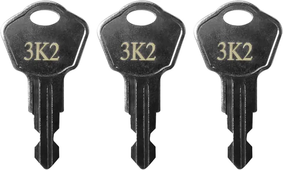 Sentry Safe Replacement Keys Model 1100-Codes 3K2 for Sentry Safe Key (Key 3K2)(3 Pcs)