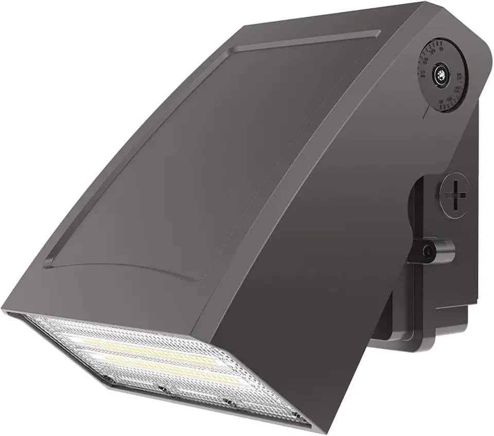 HYPERLITE LED Wall Pack Light: 40W 5200lm ETL Approved - IP65 Waterproof Full Cut-Off Adjustable Wall Pack LED Exterior Light for Garage House Driveway Building Yard - 175W Matel-Halide Replacement