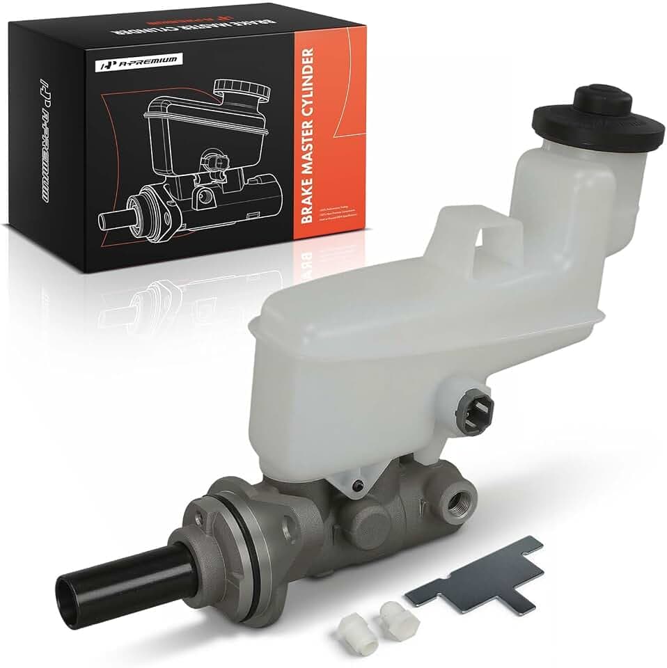 A-Premium Brake Master Cylinder with Reservoir and Sensor