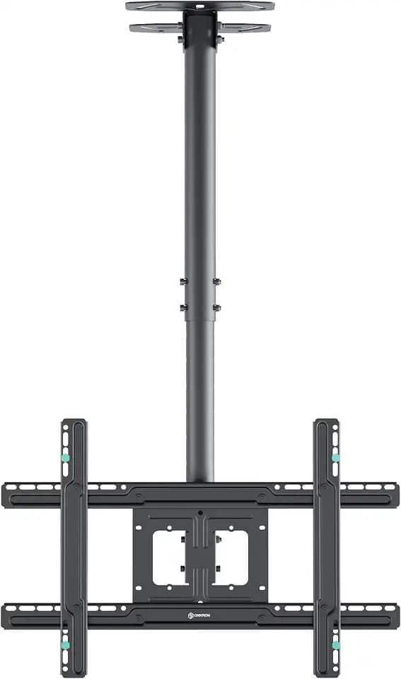 ONKRON Ceiling TV Mount 32-80 Inch, 50 lbs, VESA 100x100-600x400, Black