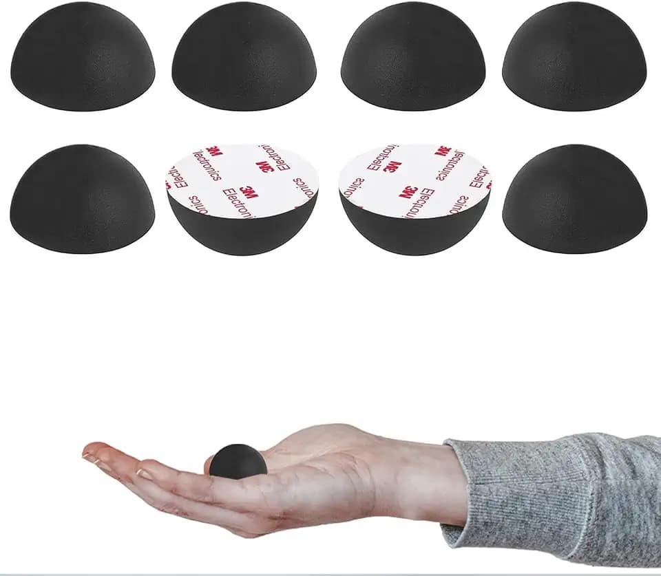 1.25" Subwoofer Speaker Isolation Pad with Adhesive Rubber Feet, 8 Packs