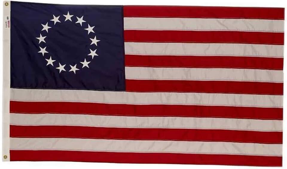 Annin Flagmakers Betsy Ross American Flag - 60 x 36 Inch (Model 315335)