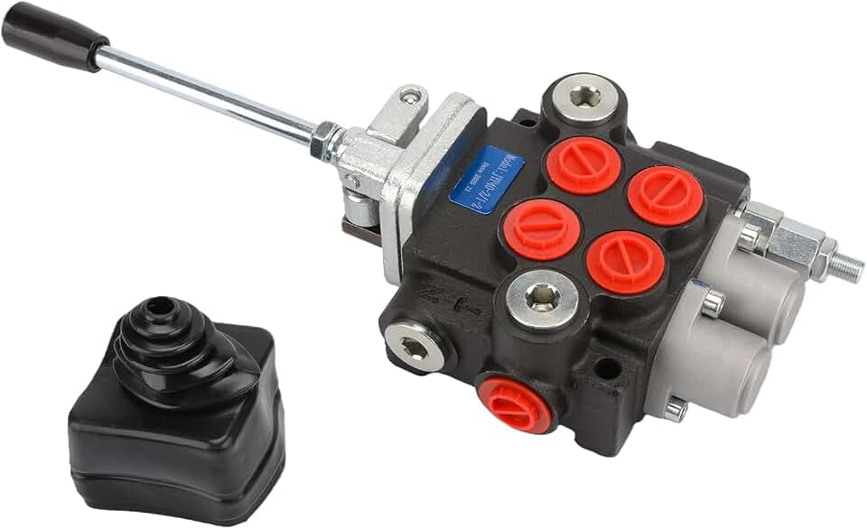 Hydraulic Control Valve, 1 Joystick, 2 Spool, 11GPM, Close Center