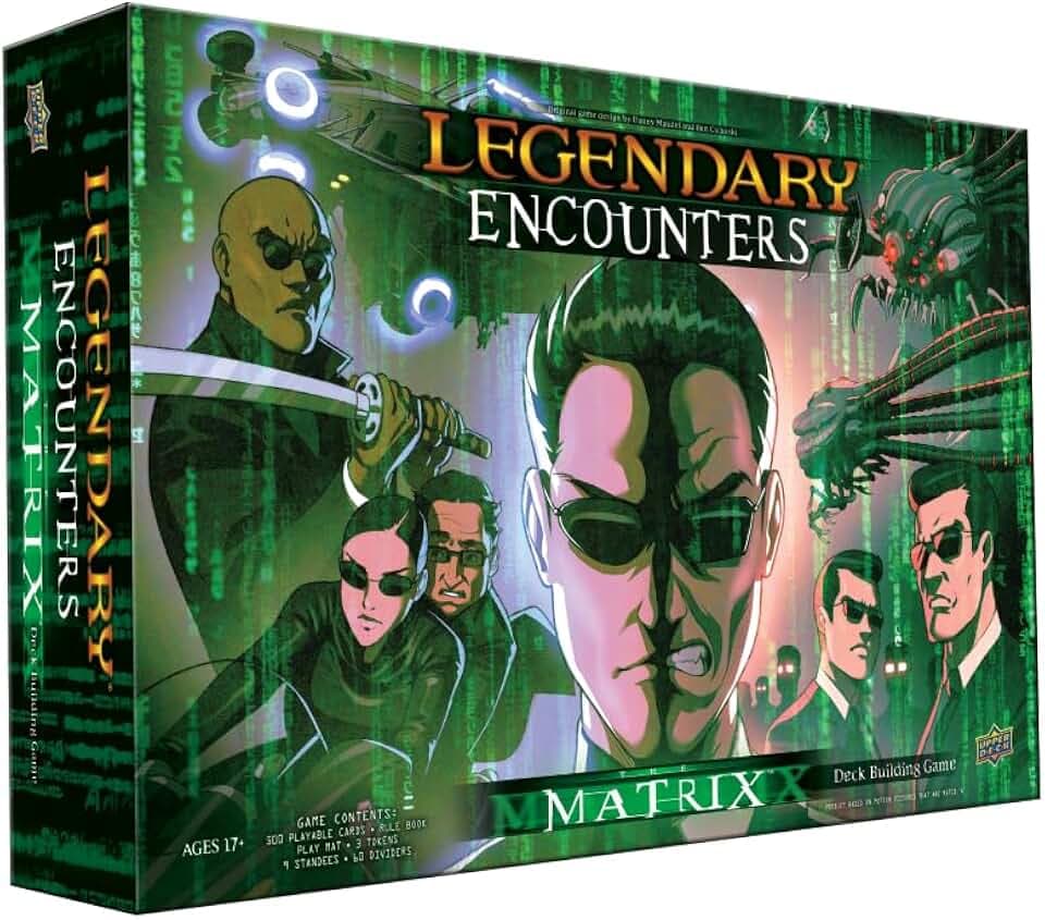 Upper Deck Legendär: Begegnungen: Das Matrix Deck Building Spiel für 1-5 Spieler ab 16 Jahren