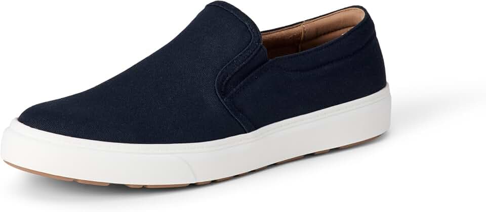 Amazon Essentials Men's Canvas Slip-on Sneakers