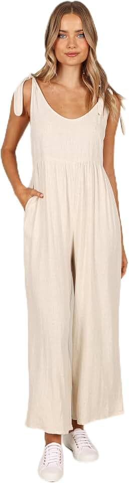 Petal & Pup Women's Ayla Linen Jumpsuit