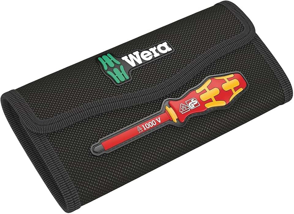 Wera 05671388001 Beutel leer Kraftform Kompakt für 18 Stück, Schwarz, 180 x 110 mm