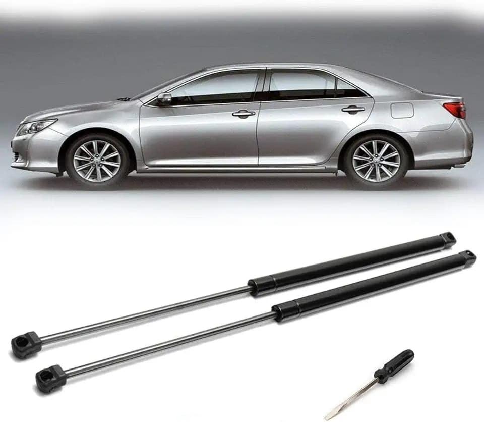 Front Hood Struts for 2012-2016 Toyota Avalon Camry, Lift Supports Gas Springs Set of 2 with Screwdriver, Replaces 6757