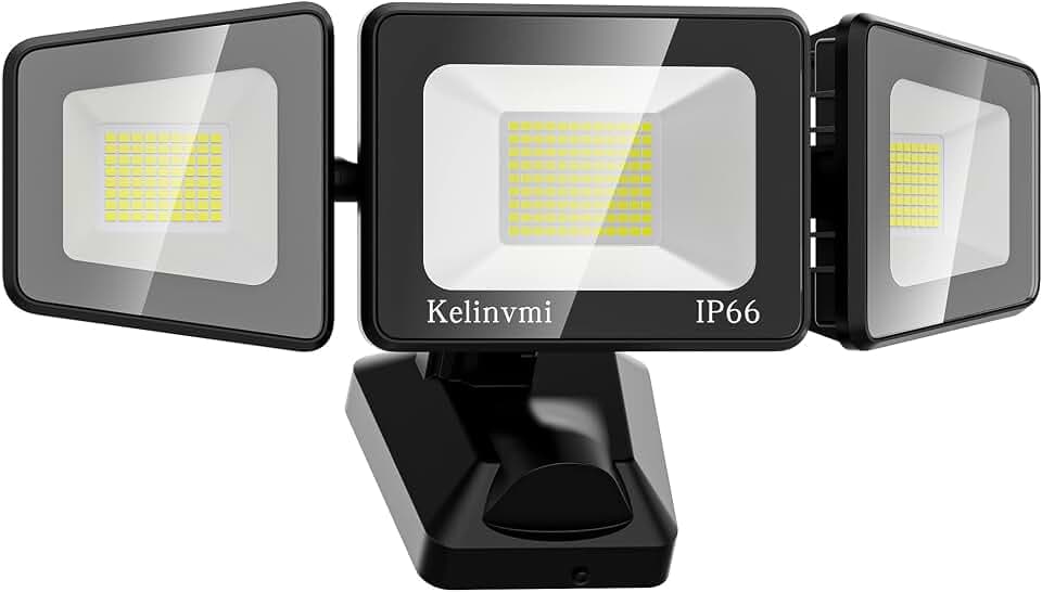 LED Strahler Außen 120W, 12000lm LED Flutlicht Außenleuchte, IP66 Außen Sicherheitsbeleuchtung für Garten, Garage, Haus, Hof