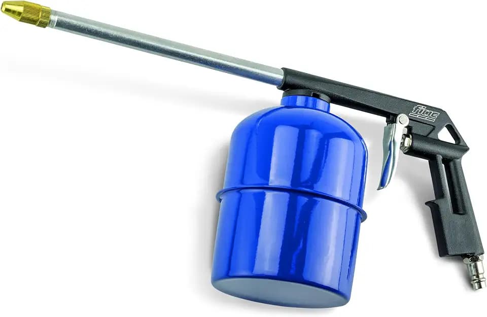 FIAC 1401 Spritzpistole, Spritzpistole für Verschiedene Anwendungen mit 900ml Aluminiumbehälter, 4,5 mm Sprühdüse, max. Druck 8 bar, Blau