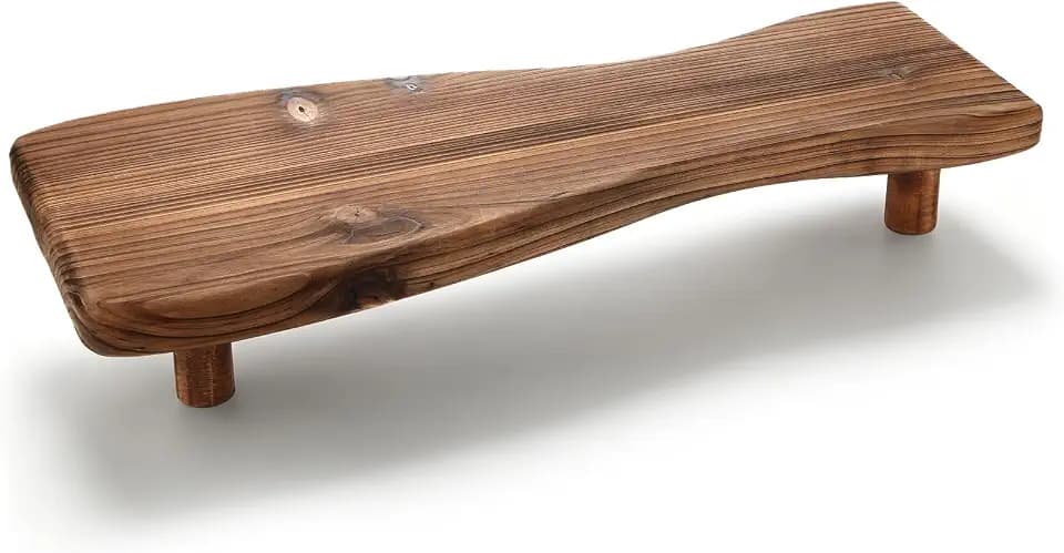 Leinuosen 22 x 9 Inch Large Wood Riser Pedestal Stand for kitchen counter