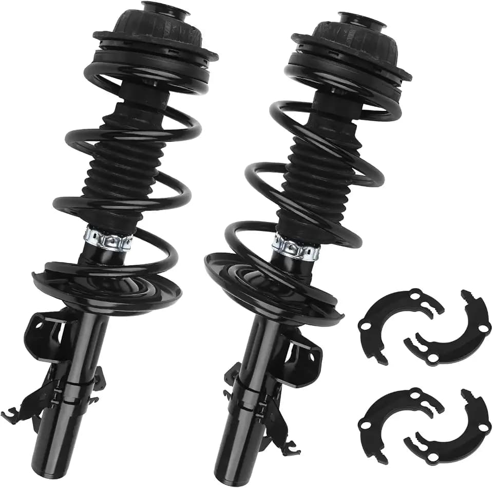 KUSATEC Front Pair Complete Struts Shock Absorber 272642 272641