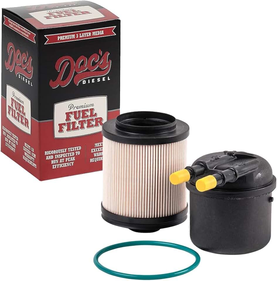 Doc's Diesel Fuel Filter, Fits 6.7L Powerstroke Ford F-250 F-350 2011-2016