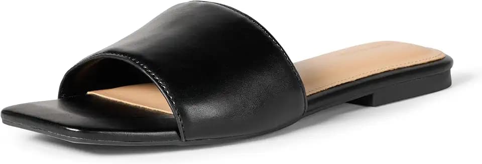 Amazon Essentials Women's Slide Sandals with Memory Foam Insole