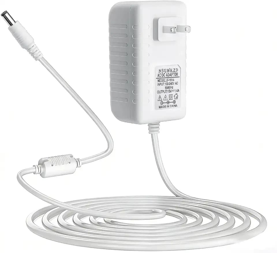 15W Power Cord Replacement for Echo Show 5 1st gen / 2nd gen, Alexa Dot 3rd Generation/5th Gen/4th Gen/Kids Edition, Pop Charger Adapter Plug, White