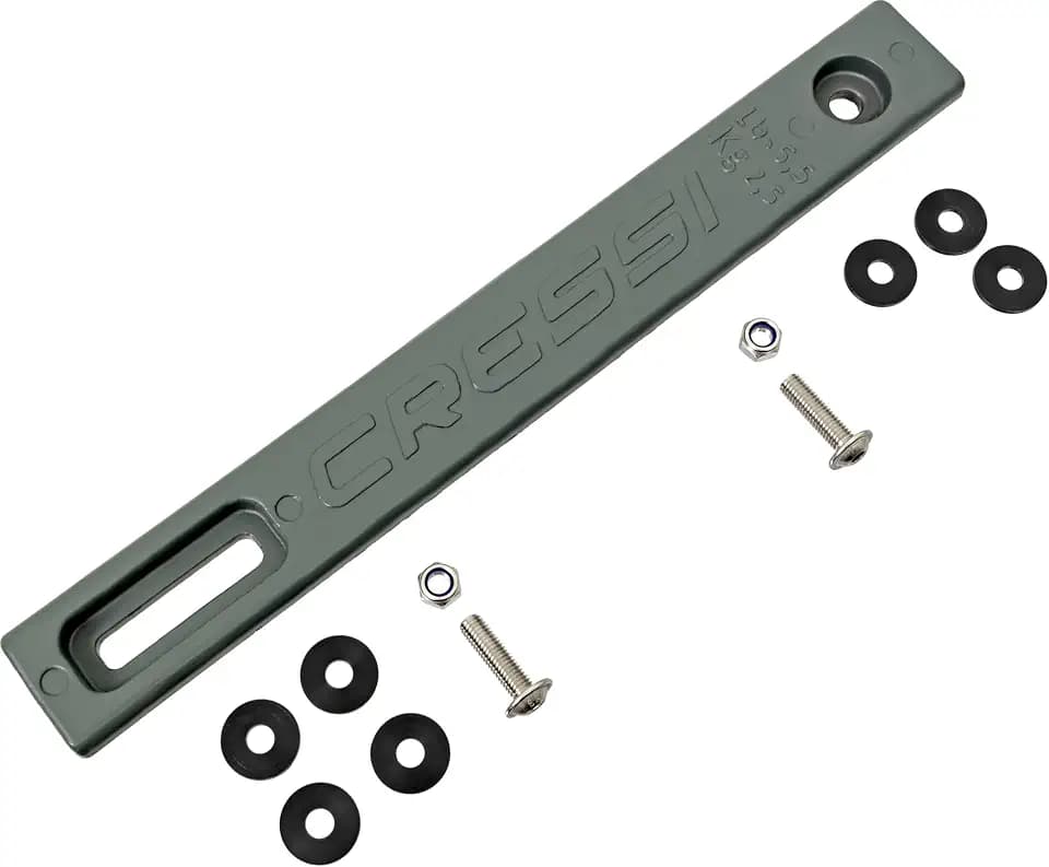 Cressi Plate Weight for Aquawing Scuba Diving BCD - Additional Ballast 2.5 kg - 5.5 lb - Designed in Italy