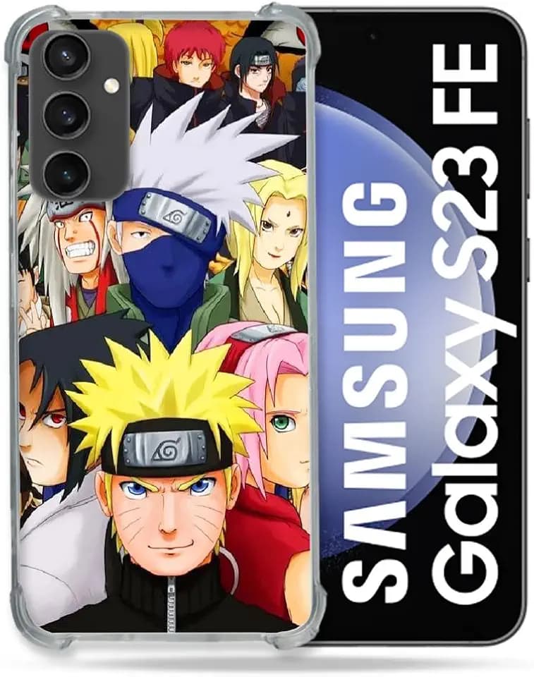 Verstärkte Schutzhülle für Samsung Galaxy S23 FE Manga Naruto Team