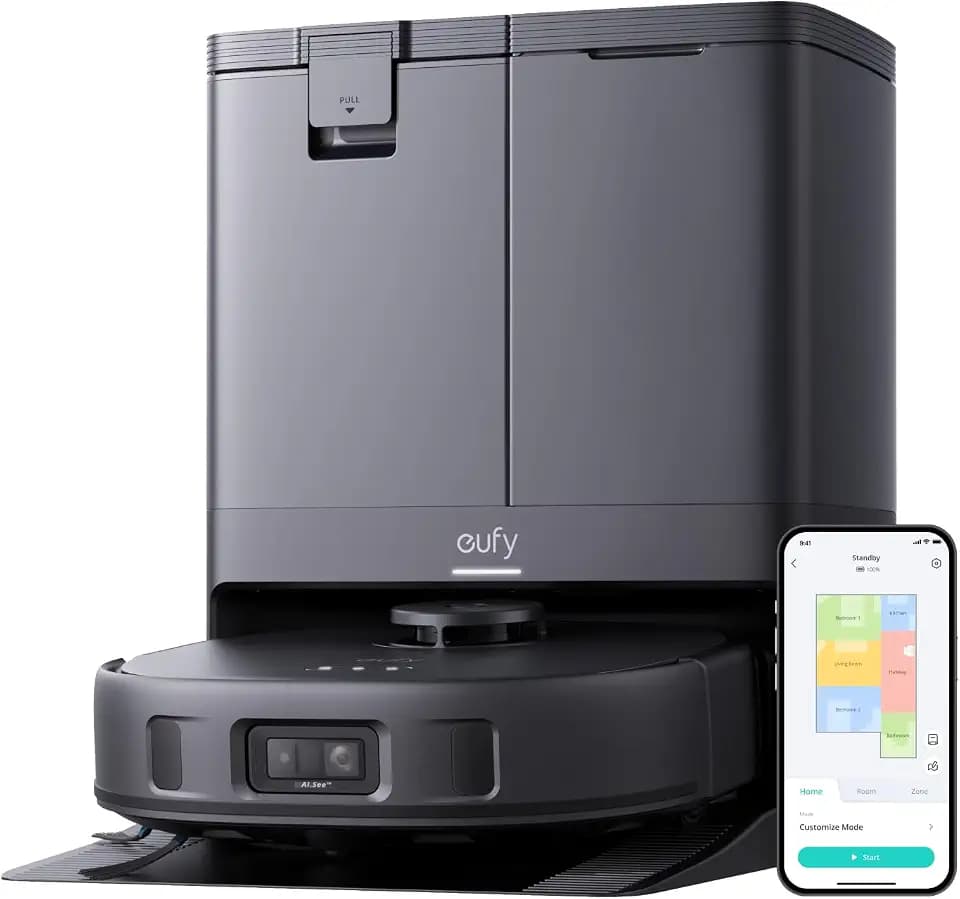 eufy Anker Saug- und Wischroboter X10 Pro Omni, All-in-One, Schwarz