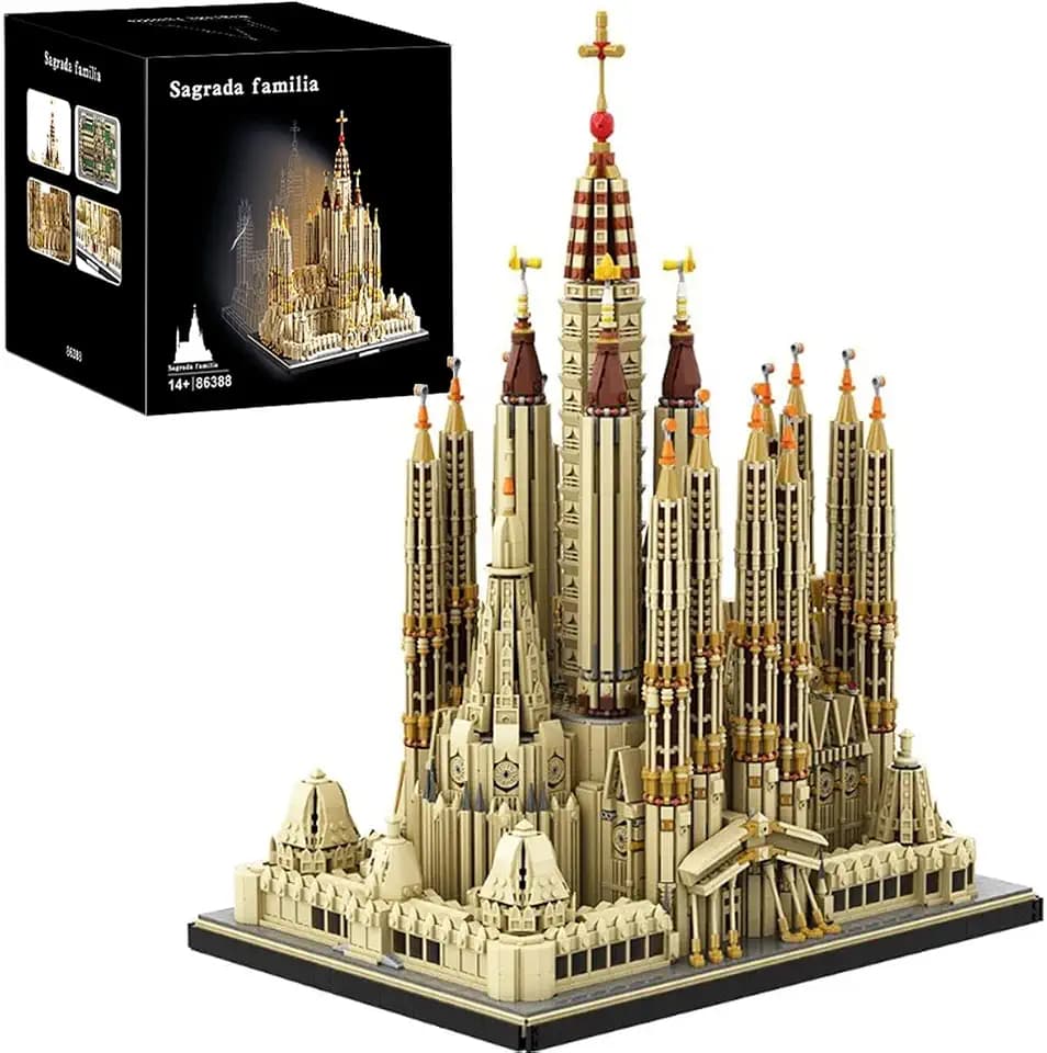 Sagrada Família - Spain Church Building Sets,10328 PCS Cathedral for Adults