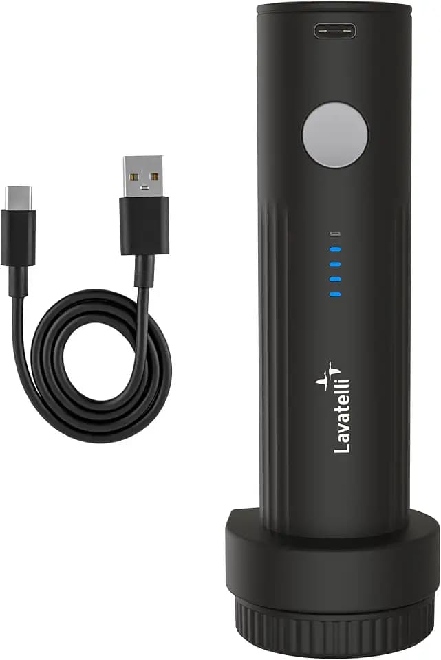 Lavatelli VAC-U-PUMP Vakuumpumpe für Vakuumbeutel Reise, kabellos, USB-C