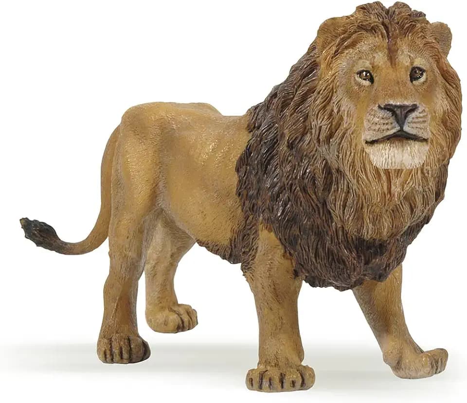 Papo Sovereign Lion of the Savanna Figurine, Wild Life Collection, Kids