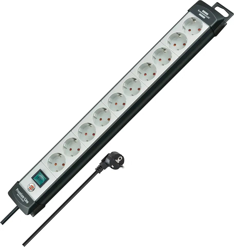 Brennenstuhl Premium-Line Steckdosenleiste 10-Fach, 3m