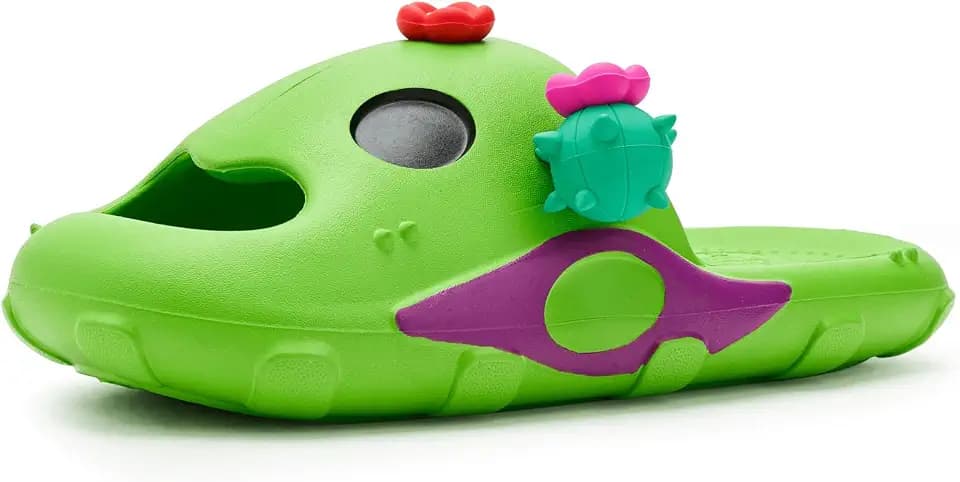 Floafers x Brawl Stars Spike | Prickly Charm in Playful Colors | Lightweight Slides with Pull-On Fit for Strolling The Streets or Dominating Your Day
