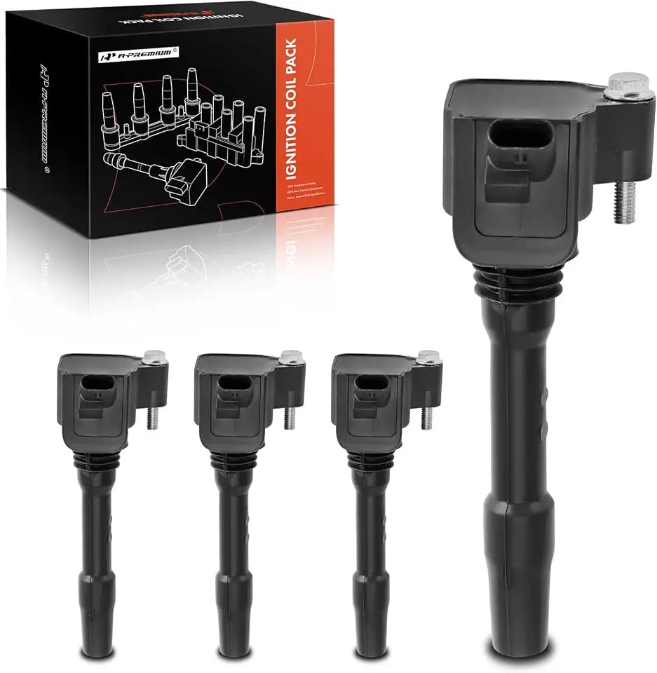 A-Premium Set of 4 Ignition Coil Pack - 3-Pins