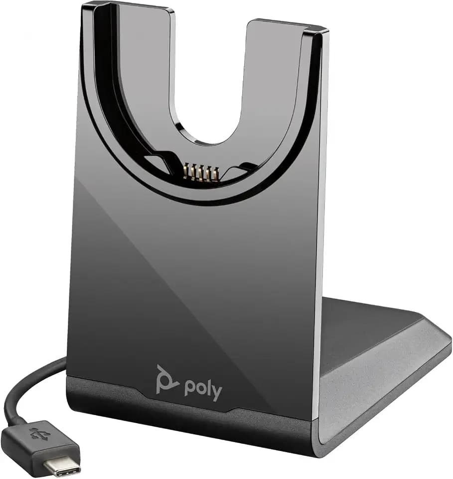 HP Poly Voyager Focus 2 USB-C Headset + USB-C/A Adapter