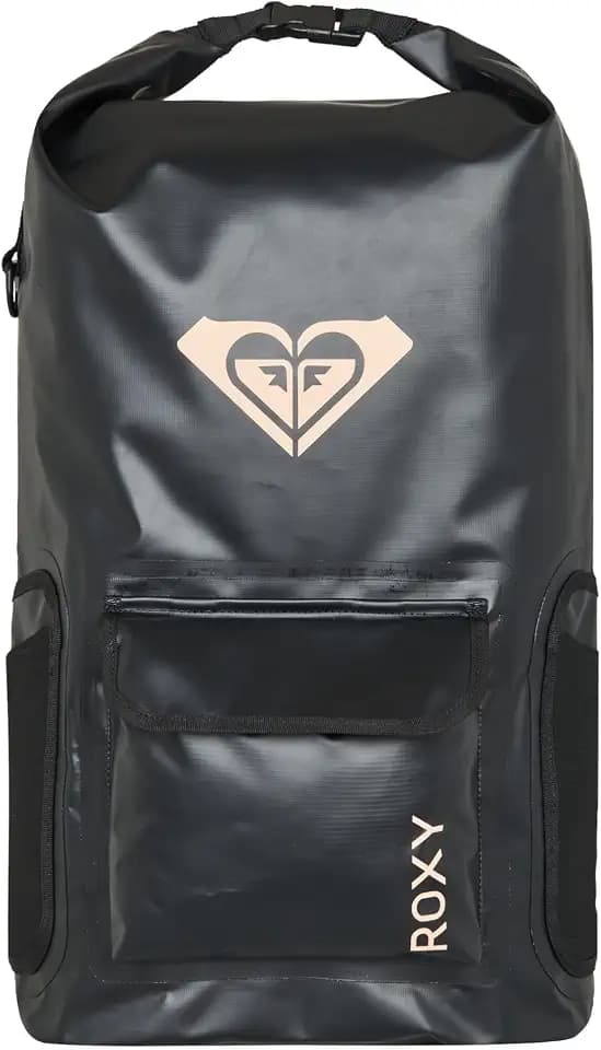 Roxy Need It Waterproof Backpack with Laptop Sleeve | Heavy Duty | Hiking | Surf | Dry Bag | Roll-Top - Anthracite