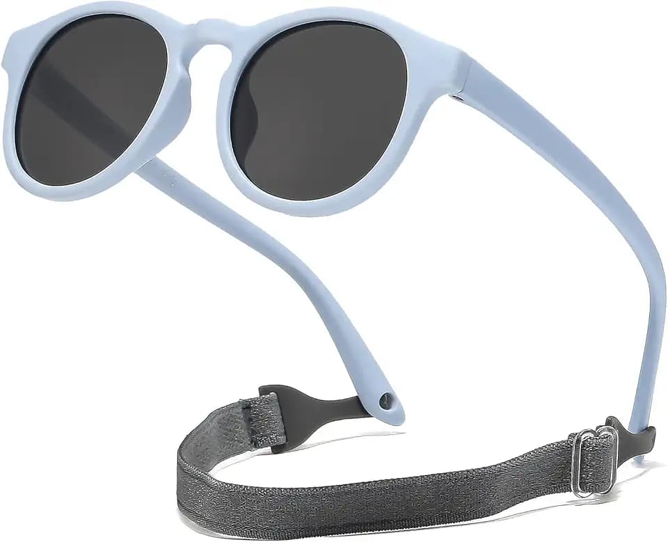 Baby Polarisierte Sonnenbrille 0-3 Jahre Silikon Sonnenbrille Kinder Flexible Anti UV400 UltraLicht Linse UV-Schutz im Freien
