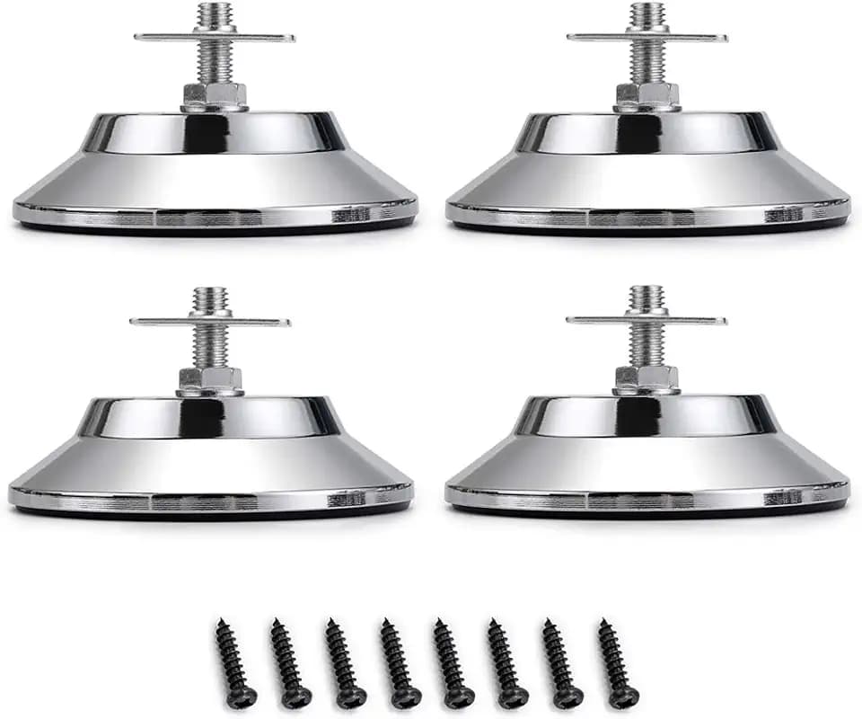 OwnMy 4PCS Pool/Billiard Table Leg Levelers, Pool Table Leveling Risers