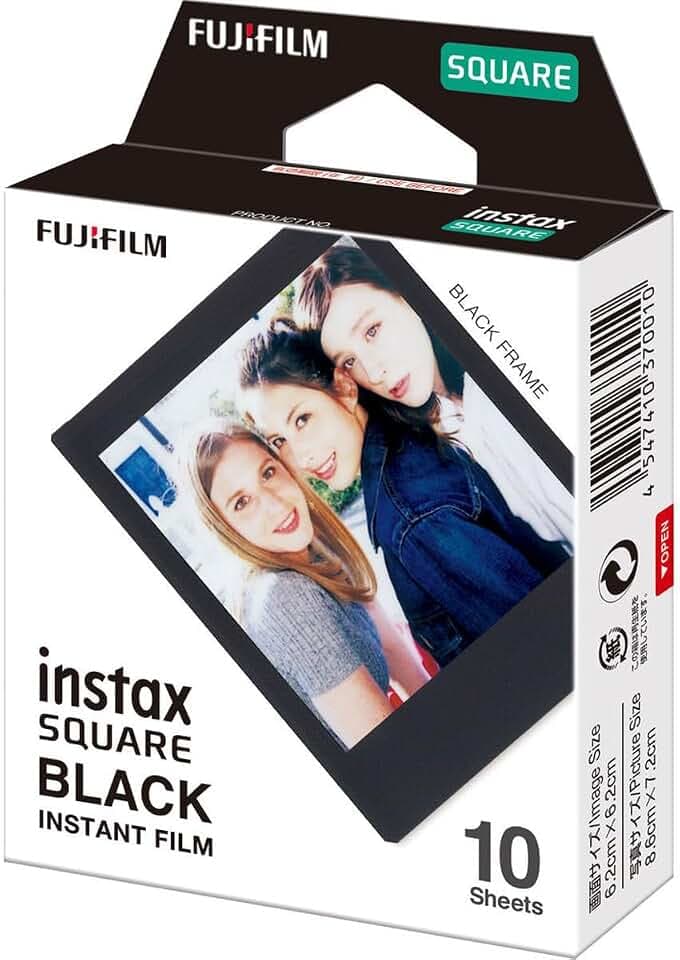 instax SQUARE Film BLACK FRAME