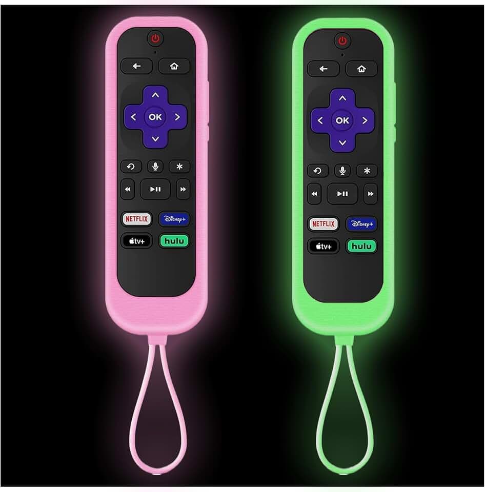 Silicone Controller Sleeve for TCL Hisense Roku TV Onn Roku Remote Case