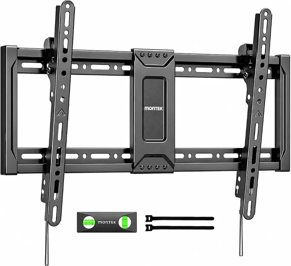 monTEK Heavy Duty Tilting TV Wall Mount for 37-90 Inch TVs, 200lbs Capacity