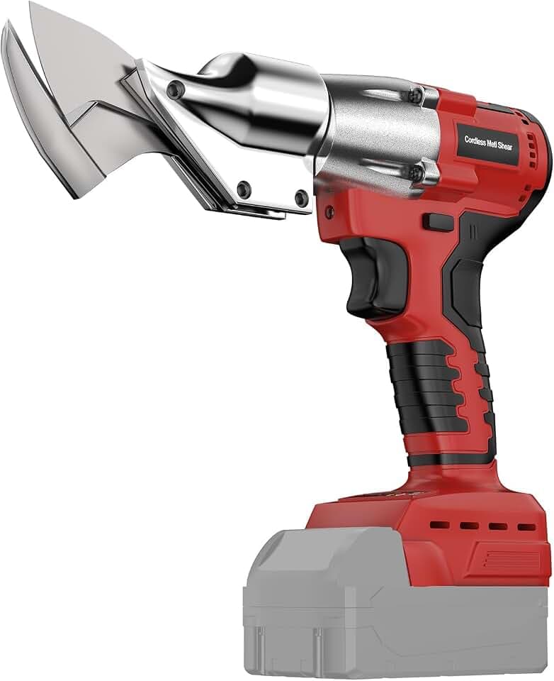 Cordless Sheet Metal Cutter Brushless Compatible with Milwaukee 18v Battery(Tool Only), Metal Shears 360 Degree Pivoting Head for Cutting Stainless Sheet, Metal, Iron, 221 Ft-Lbs Torque