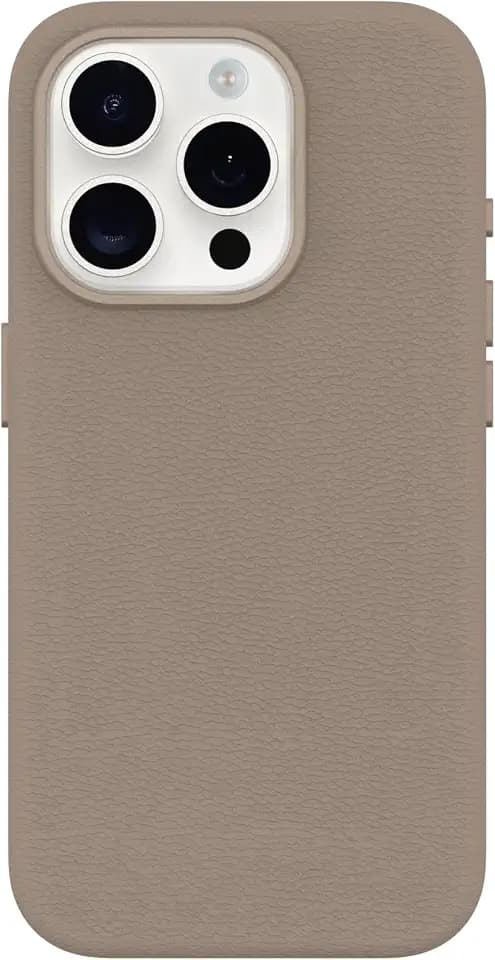 OtterBox iPhone 15 Pro Symmetry Series Cactus Leather - Grey Comfort