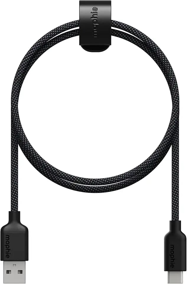 mophie Charge Stream USB-A to USB-C Cable 3ft - Flexible Silicone